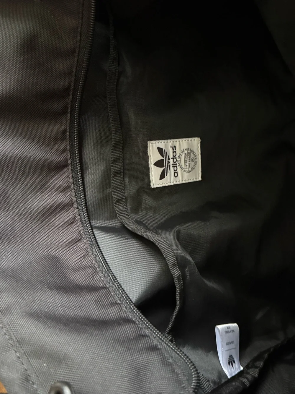 adidas Black Men's Messenger Tote with Front Zip Pockets